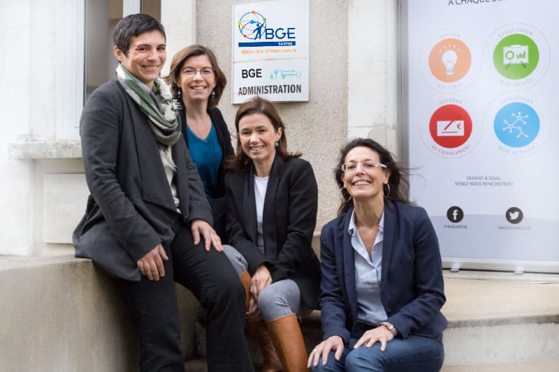 toute l&rsquo;équipe BGE en Sarthe