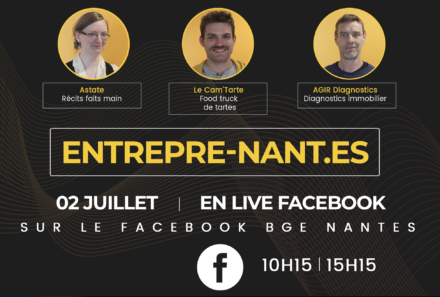 Salon EN LIVE des FUTURS ENTREPRENEURS BGE NANTES