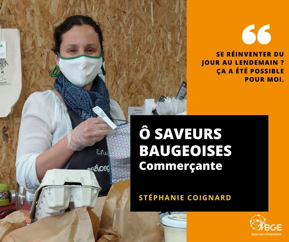 Stéphanie Coignard | Commerçante « Ô saveurs Baugeoises »