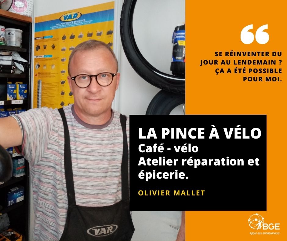 Oliver Mallet | Café-vélo « La Pince à Vélo »