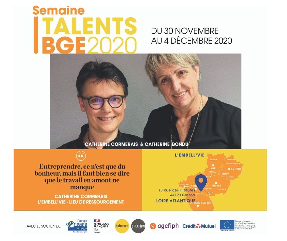 Catherine CORMERAIS – Semaine Talents 2020