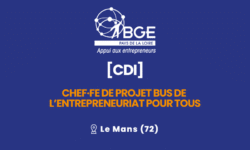 [OFFRE D’EMPLOI] Chef·e de projet – Bus de l’entrepreneuriat pour Tous
