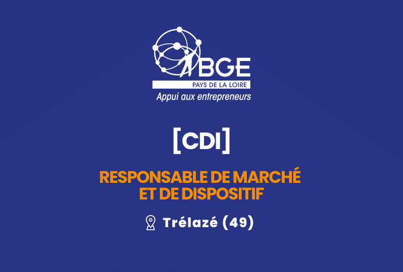 [OFFRE D’EMPLOI] Responsable de marché et de dispositif